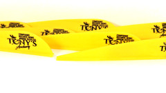 Tonys 3» Archery Vanes All New Super Wave Vane Yellow 50PK TNYSWVY3343H