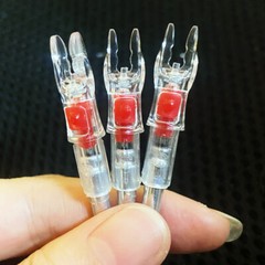 6/12pcs Archery Glowing LED Nocks ID5.2mm for Crossbow Arrows Tails Hunting Tool