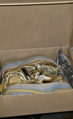 LED Light Up Roller Skate Shoes Glitter Gold Woowyet Size 12 Little Kid EUR 30