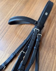 Otto Schumacher Horse Size (2) Black Bridle Swarovski Fabric Crystal Browband