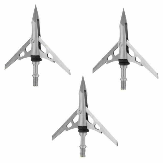 Rage Hypodermic 2 Blade 100 Grain Broad Heads – 3 Pack