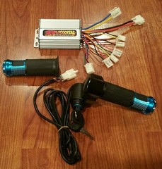 48V – 1000 Watt Controller and LED Digital throttle (Brushed Motor) Ebike e bike