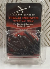 Carbon Express Field Points 19/64” O. D. 100 Gr 12 Field Points