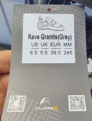 Climb X Rave Granite Climbing Shoes – Womens Size US 6.5