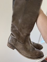 Frye Women’s Tall Leather Riding Boots Brown US 7.5 MPN 7HB3477775SLT