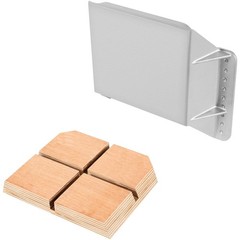Camoo MJ-1-DP 4» Setback Jack Plate, Silver, 11-1/2″ x 10″ for Small Engines