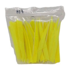 39 Count Gateway Archery Arrow Feathers 5″ Right Wing: Shield Fluorescent Yellow