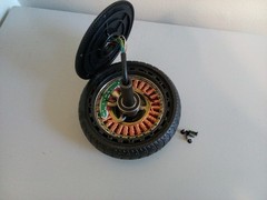 Hover-1 Rebel Wheel/tire for parts only. Not known if motor works. WT24V110W A2