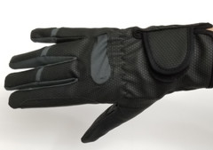 New Women-Kids Horse Riding Gloves Leather Grip Equestrian Pink Black Horse Back