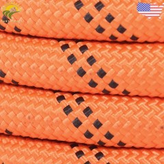 1/2in × 220ft Double Braided Polyester Rope Breaking Strength 8400Pounds Orange