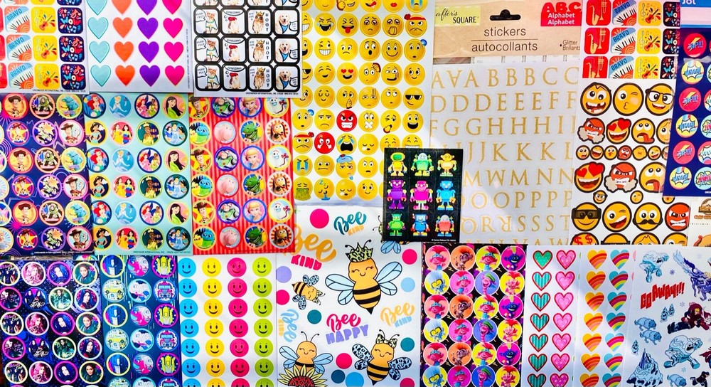 355 Stickers | LOT 4 ALL AGES | TONS OF FUN THEMES 4 ALL SEASONS HOLIDAYS CRAFTS