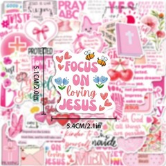 200Pcs Jesus Christian Stickers, Waterproof Vinyl Inspirational Bible Verse S…
