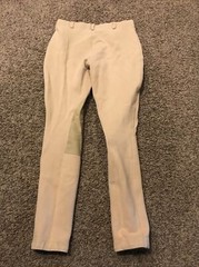 Dublin Breeches Khaki 30L Cotton Blend Equestrian Horse Riding A49