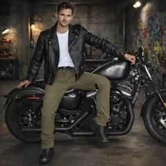 Volero Mens Motorcycle Pants Ce Armor Honeycomb 4-Season Urban Riding Textile
