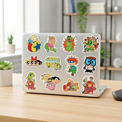 Cartoon Network Warner Bros Children’s TV stickers Randon Mix 25pc 2inch X 2inch
