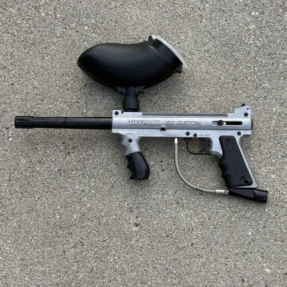 Tippmann Model 98 Custom Gen 1 OEM Silver Paintball Marker