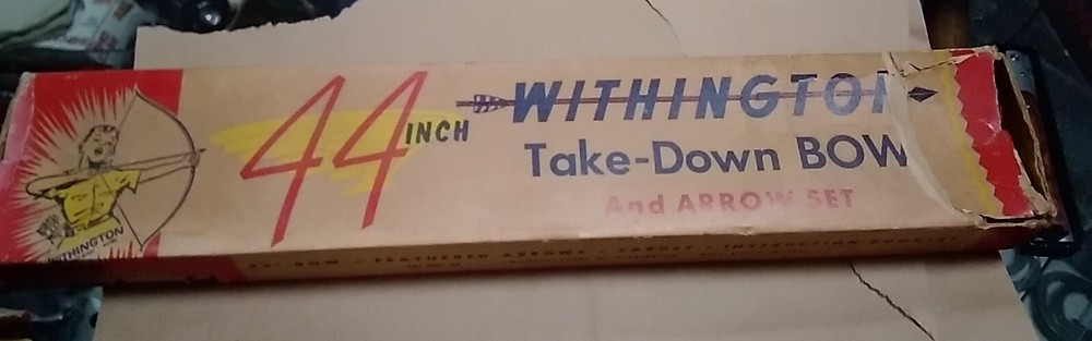 Withington Take-Down Bow And Arrow Set 44in