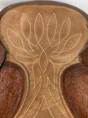 VTG Simco #3140 Leather Western Trail Horse Saddle 15″