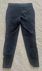 Sarm Hippique Olbia/09 Breeches Women’s US 26 IT 42 Navy Blue Knee Patch Italy