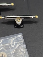 LEEFAI Pro Fingerboard Trucks 29/32/34/36mm G4 -Raw Metal Color-Inverted King