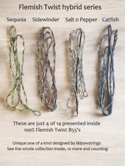 Flemish Twist Bowstrings B55 for recurve or longbow / HYBRID series $15.95 each