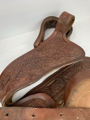 VTG Simco #3140 Leather Western Trail Horse Saddle 15″