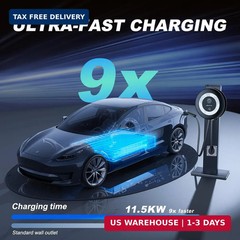 Level 2 EV Charger, 11.5KW /50A Fast Home Charging Station, 27.3ft Extended Char