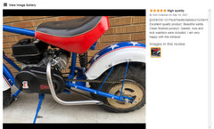 Mini Bike custom Exhaust Header Pipe for Predator 212cc & Honda GX200.