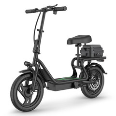 AOVOPRO Electric Scooter for Adults with Seat Range 50Miles, Foldable E-Scooter
