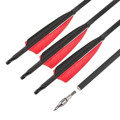 Archery 12/24/36pcs 4″Turkey Feathers 30″ Carbon Arrows Quiver SP500 Hunt Target