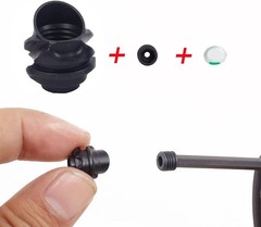 Archery 37/45 Hooed Degree Peep Sight Kit 6x 8x Clarifier and 5 Size Ape