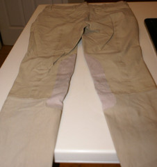 Women’s Size 26L BEIGE Ariat PERFORMER Knee Patch Breeches COTTON BLEND STRETCH