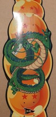 PRIMITIVE X DRAGON BALL Z «SHENRON SHAPED» SKATEBOARD DECK DBZ RARE