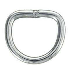 Pack Of 10 Hilason 1/2 Inch X 5Mm Stainless Steel Welded Wire Dee Ring