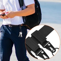 Tactical Keychain Clips Heavy Duty Military Grade Key Holder Straps with Buckle