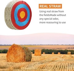 Handmade Straw Archery Target 20″