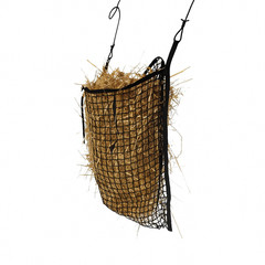 Eco Graze Slow Feed Hay Net – Durable Knotless Nylon Horse Feeder (Black)