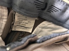 TuffRider Boy’s *BREECHES *Sz 30 Gray *VGC* Front Zip Cotton Blend