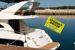 Student Driver Please Be Patient Flag 12X18 Inches – Funny Cool Meme Flags, Boat