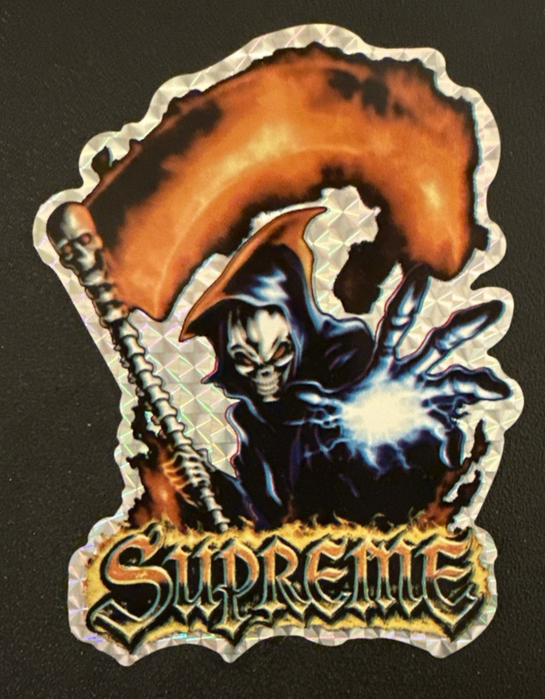 Supreme Grim Reaper Art Dealer Hologram Sticker SS26 FAST SHIPPING