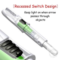 GT Lighted Nocks for Arrows with .246 Inside Diameter Bolts with ON/Off Switch