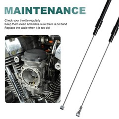 37.38″ Throttle Idle Cable for 20072013 Harley Sportsters XL Models 12″ Bars …