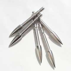 12PK Insert Arrowheads 100-200gr Points Tips ID4.2mm Arrow Shaft Archery Hunting