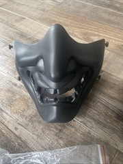 Lot of 2 Airsoft Protective Half Face Mask Halloween Party Cosplay Costume Kabuk