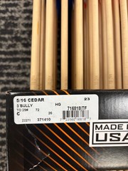 Easton 5/16″ Cedar 29″ Arrows 72ct 3 Bully Traditional Wood USA