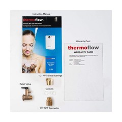 Thermoflow Electric Mini Tank Water Heater, 4.0 Gallon 120V Corded Under Sink…