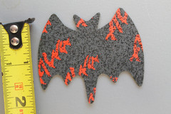 ALVA Skateboards Red Black Gothic Bat Dogtown Z2 Skateboarding Rip Grip STICKER