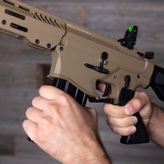 Barra Airguns 400E Full Auto Electric BB Gun Tan