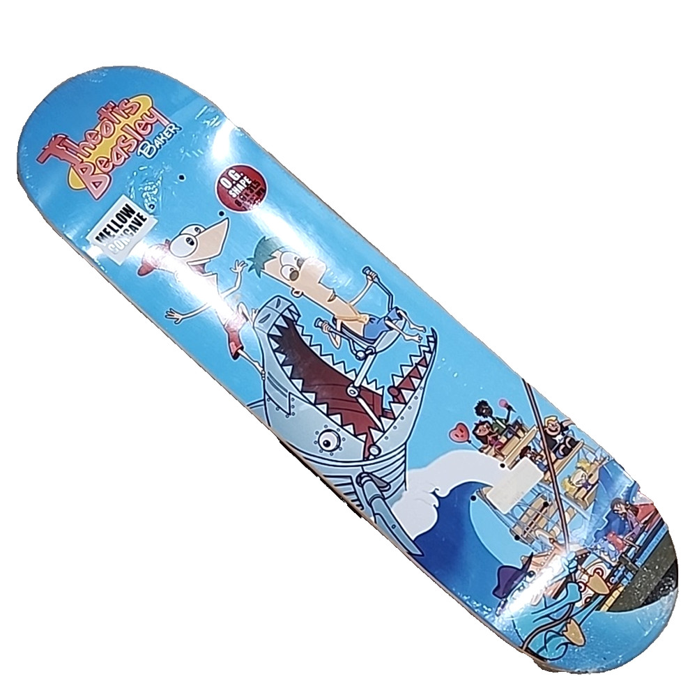 Theotis Beasley Baker Skateboard Deck Step Brothers Phineas Ferb OG Shape 8×31.5