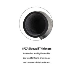 1PZ 12.5×2.25 Inner Tube 2 Pack 12 1/2×2 1/4 Inner Tube with Angled Valve Rep…